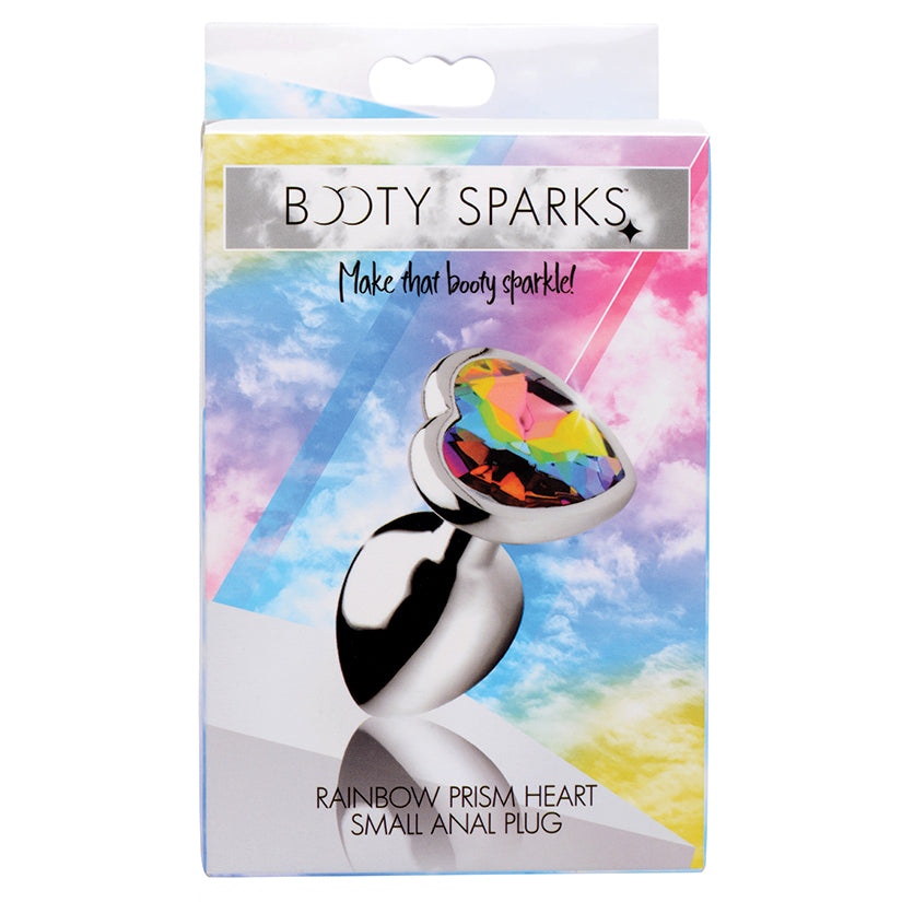 Booty Sparks Rainbow Prism Heart Anal Plug