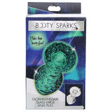 Booty Sparks Glow-In-The-Dark Glass Anal Plug