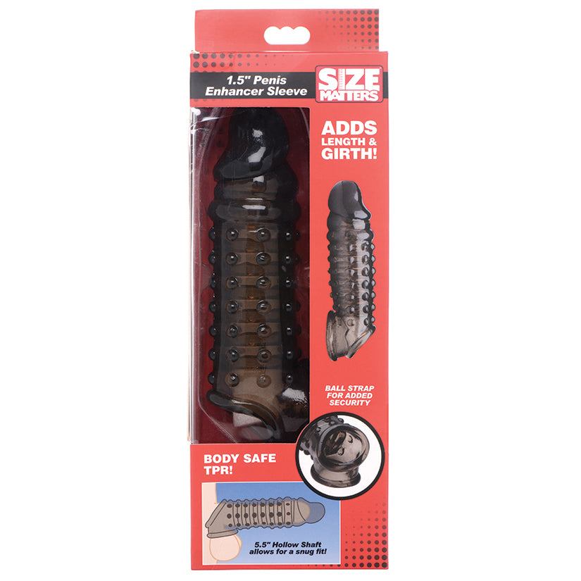 Size Matters Penis Enhancer Sleeve 1.5inch