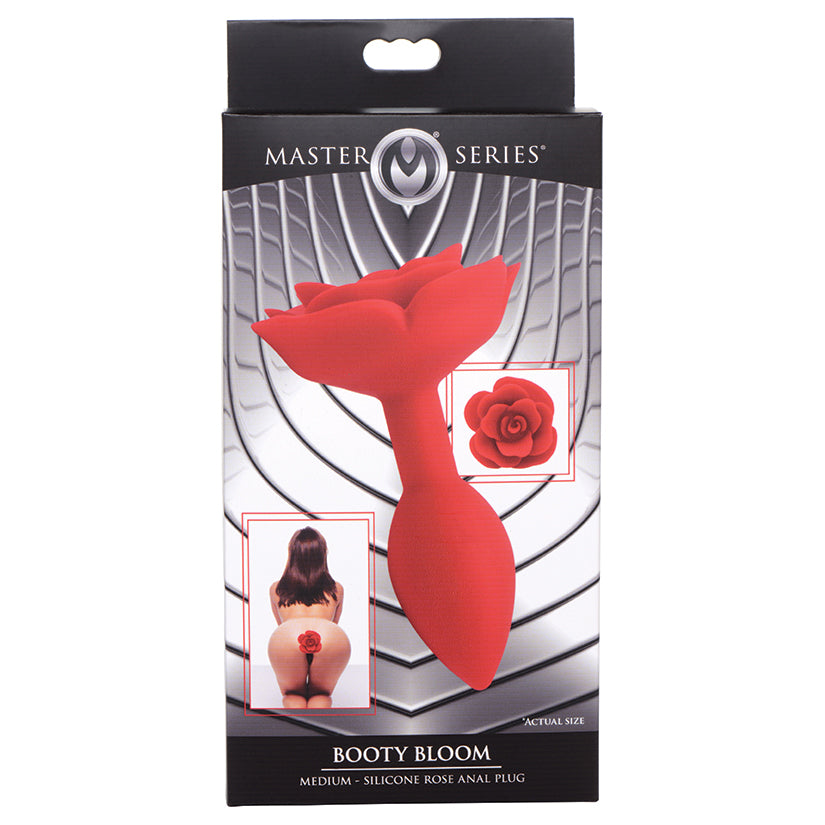 Master Series Booty Bloom Silicone Rose Anal Plug