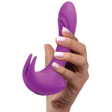 Shegasm 12x Lux Rocker Pulsing And Vibrating G-Spot Rabbit-Purple