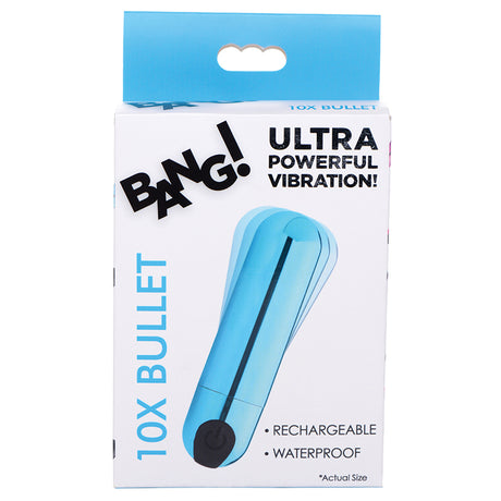 Bang! 10X Rechargeable Vibrating Metallic Bullet